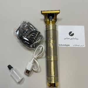 ماشین اصلاح حرفه‌ای مدل LT-809 با تیغه استیل و نمایشگر دیجیتال شارژی