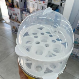 تخم‌مرغ‌پز برقی دو طبقه چندکاره مدل جدید | پخت ۱۴ تخم‌مرغ با قطع خودکار