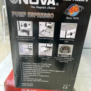 اسپرسوساز حرفه‌ای نوا NCM‑149EXPS با پمپ ۱۵ بار اصل