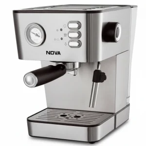 اسپرسوساز ندوا مدل NCM‑160EXPS | فشار قوی با نازل بخار حرفه‌ای
