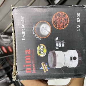 آسیاب برقی نیما مدل NM‑8300 با کاسه استیل و تیغه فلزی – توان 150 وات