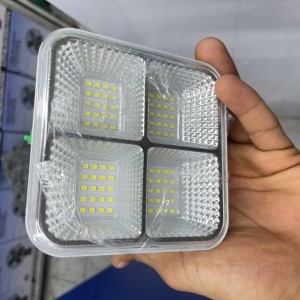 چراغ کمپینگ خورشیدی پرنور مدل XK‑T05 شارژی Type‑C و باتری 18650