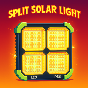 پروژکتور خورشیدی و چراغ کمپینگ