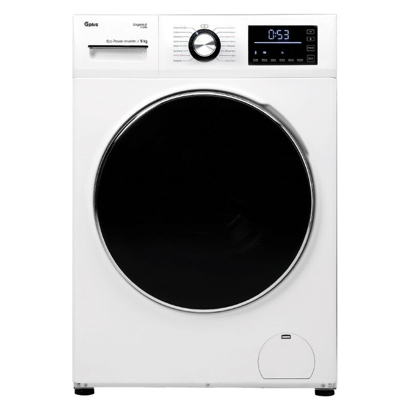ماشین لباسشویی جی پلاس مدل GWM-P934W ظرفیت 9 کیلوگرم