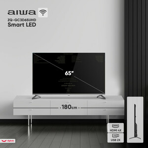 تلویزیون 65 اینچ ال ای دی هوشمند آیوا مدل ZQ-GC3D65UHD