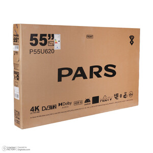 تلویزیون ال ای دی هوشمند پارس مدل P55U620 سایز 55 اینچ
