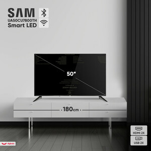 تلویزیون 50 اینچ ال ای دی هوشمند سام مدل UA50CU7800TH