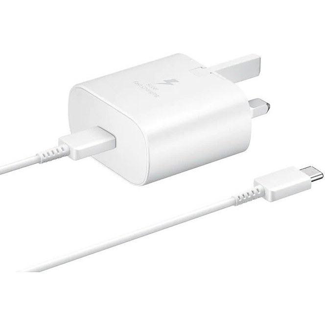 شارژر سامسونگ 25 وات سه پین با کابل اصل