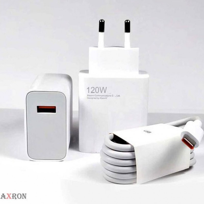 شارژر دیواری شیائومی مدل 120W ظرفیت ۱۲۰ وات