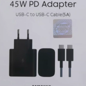 شارژر سامسونگ مدل EP-TA845 45W دو پین همراه کابل اصل