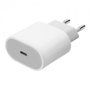 شارژر 20 وات اپل مدل EU-Chargeur USB-C مناسب برای گوشی آیفون اصل | به شرط تست مک بوک