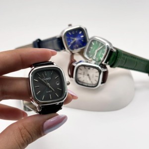 ساعت مچی بند چرمی کاسیو