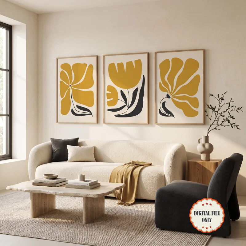 ست سه تایی پوسترهای دیجیتال مینیمال «بلوم» / BLOOM Collection, Set of 3