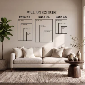 ست سه تایی پوسترهای دیجیتال مینیمال «باغِ هندسی» / GEOMETRIC GARDEN Collection, Set of 3
