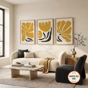 ست سه تایی پوسترهای دیجیتال مینیمال «بلوم» / BLOOM Collection, Set of 3