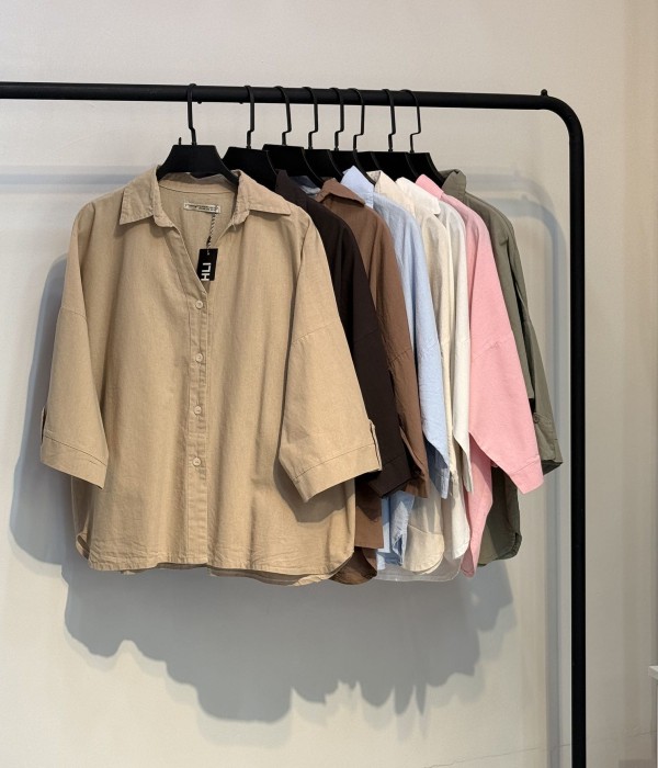 شومیز باکسی بیسیک  کوتاه کد ۰۰۷