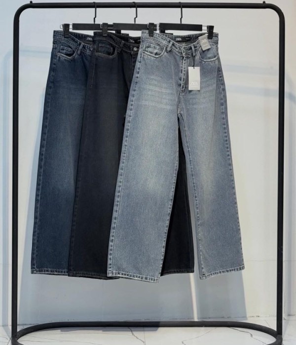 نیم بگ جین زارا ZARA