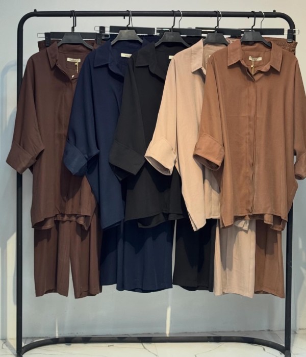 شومیز شلوار سیلک کد ۱۱۲