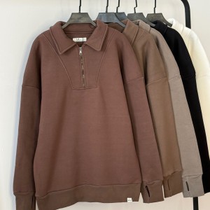 نیم زیپ بیسیک سه نخ فینگر دار