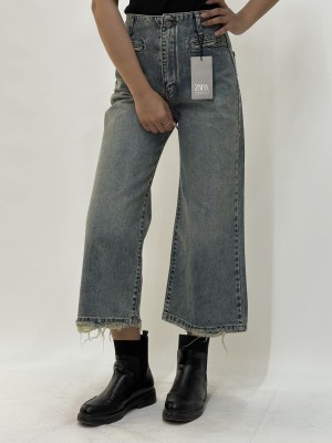 شلوار وایدلگ zara