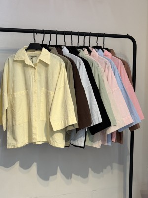 شومیز باکسی جیب دار کد ۰۰۵