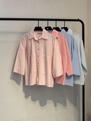 شومیز باکسی جیب دار کد ۰۰۵