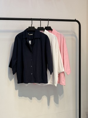 شومیز باکسی یقه انگلیسی کد ۰۰۶