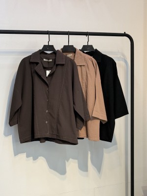 شومیز باکسی یقه انگلیسی کد ۰۰۶