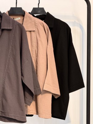 شومیز باکسی یقه انگلیسی کد ۰۰۶