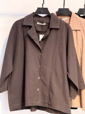 شومیز باکسی یقه انگلیسی کد ۰۰۶