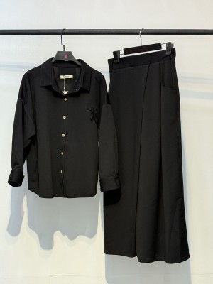 شومیز دامن پاپیون