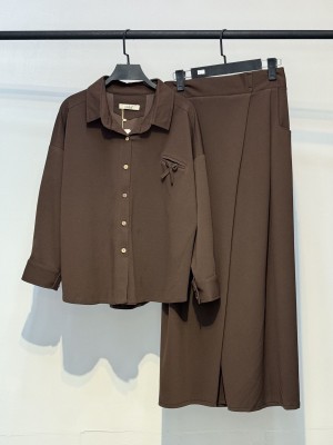 شومیز دامن پاپیون