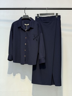 شومیز دامن پاپیون