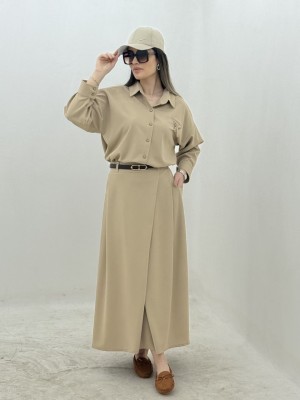 شومیز دامن پاپیون