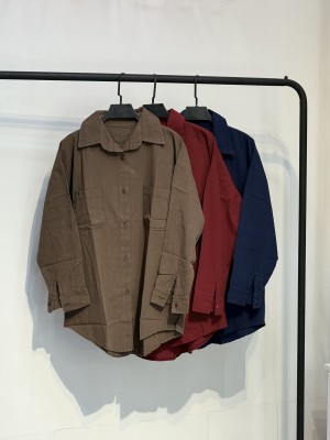 شومیز کلاسیک دو جیب