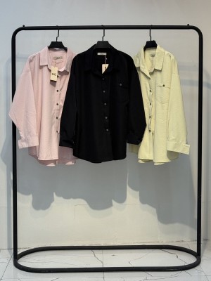 شومیز پری سیلک تک جیب