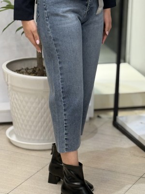 شلوار استرایت پارچه کش - دم پا کات - برند زارا