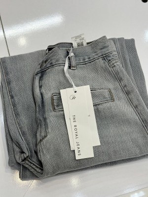 شلوار بگ - مدل vero bag - رنگ طوسی آبی روشن