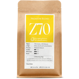 قهوه Z70 (ترکیب 70٪ عربیکا و 30٪ ربوستا)