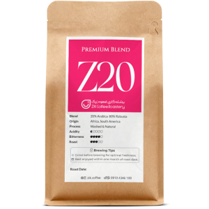 قهوه Z20 (ترکیب 2۰٪ عربیکا و 8۰٪ ربوستا)