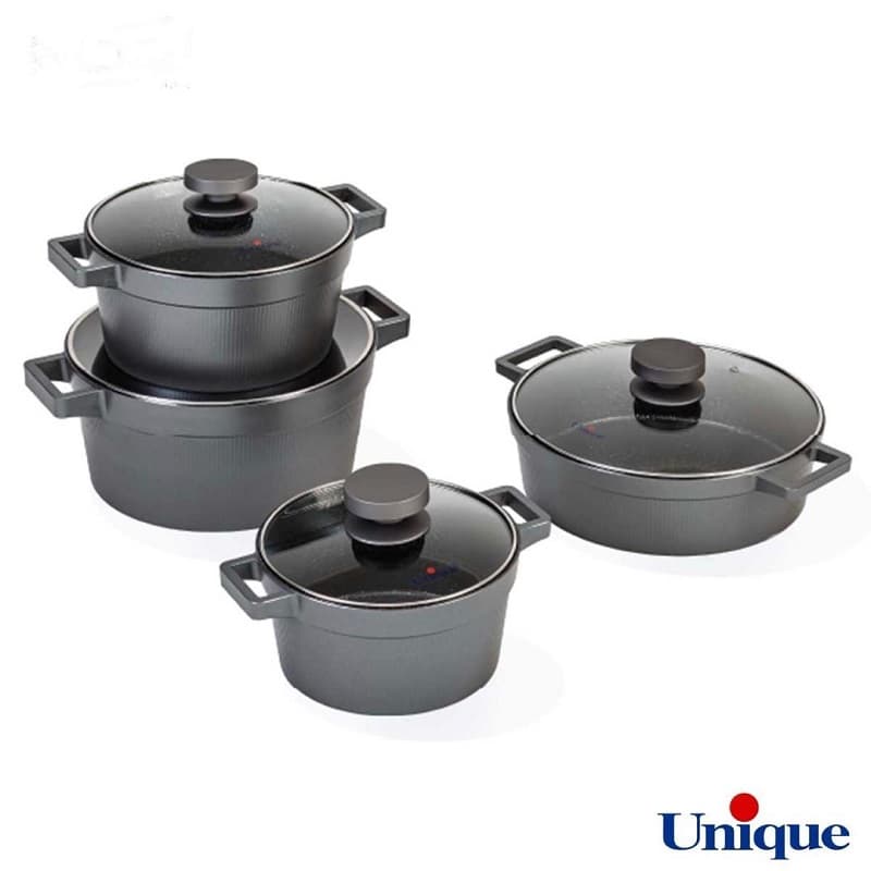 سرویس پخت و پز ۸ پارچه یونیک مدل دیاموند UN-8500