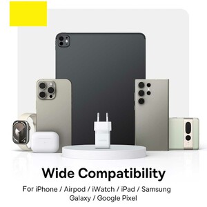 قیمت شارژر دیواری تایپ‌سی 20 وات بیسوس همراه با کابل دو سر تایپ سی 60 وات یک متری