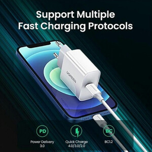 طراحی مینیمال شارژر یوگرین از پشت