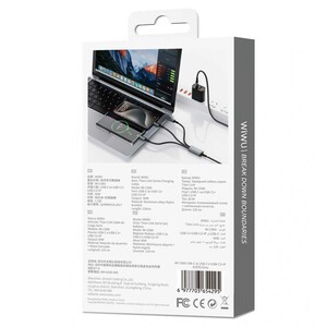 قیمت کابل شارژ چند سر تایپ‌سی به تایپ‌سی و لایتنینگ 60 وات 1.2 متری ویوو