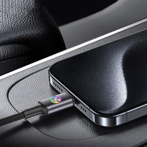 خرید کابل آیفونی فست شارژ تایپ سی به لایتنینگ 30 وات 1.2 متری یوسامز