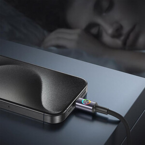 قیمت کابل آیفونی فست شارژ تایپ سی به لایتنینگ 30 وات 1.2 متری یوسامز