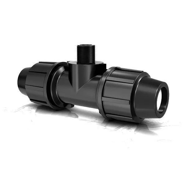 سه راه نر پلی اتیلن 63*2*63 پویا پلاست