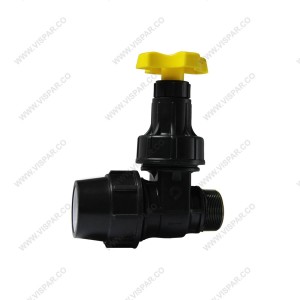 شیر کشویی دسته کوتاه پلیمری سایز 50 دو سر رابط ٥٠×٥ ویسپار