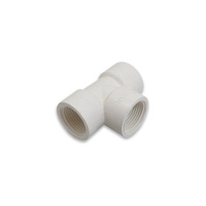 سه راه ماده رزوه ای U-PVC سایز 1 اینچ (3) ویسپار
