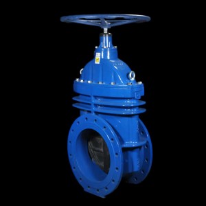 شیر کشویی کوتاه با فلکه زبانه لاستیکی  2 اینچ صنایع ریخته گری اردستان